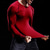 cheap Running Tee &amp; Tank Tops-Men's Color Block Compression Shirt Athletic Shirt Gym Shirt Fitness Shirt Spring Fall Long Sleeve Casual Athleisure Quick Dry Soft Breathable Gym Workout Running Walking Jogging Red black Green and