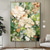 cheap Floral/Botanical Paintings-Oil painting handmade Impressionism Floral Paintings handmade Flower Oil Painting Abstract Rose Flower Painting Flower Landscape Painting Floral Wall Art Canvas Spring painting for Living Room