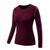 cheap Women&#039;s Running Tee &amp; Tank Tops-Women&#039;s Compression Shirt Athletic Shirt Gym Shirt Fitness Shirt Long Sleeve Tee Tshirt Casual Athleisure Fall Breathable Quick Dry Soft Gym Workout Running Walking Sportswear Activewear Solid Colored