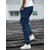 cheap Cargo Pants-Men&#039;s Cargo Pants Joggers Trousers Casual Pants Drawstring Elastic Waist Multi Pocket Plain Comfort Soft Full Length Outdoor Daily Going out Fashion Streetwear Black Blue Micro-elastic
