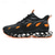 preiswerte Sneaker für Herren-Sportliche Sneakers für Herren in Neongrün mit Flammen – leichte, atmungsaktive Laufschuhe mit Stoßdämpfung für Sport und Fitness