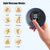 cheap Body Massager-3/6 PCS Smart EMS Neck Massager Mini Neck and Back Stimulation Massager Portable Gel Pad Sticker thin