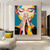 cheap People Paintings-Large Handmade Abstract Palette knife face painting wall art Handmade textured face of girl painting handpainted figurative oil painting wall art face girl Oil painting wall decorative painting room