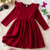 cheap Casual Dresses-Girls&#039; 3D Solid Color Dress Long Sleeve Summer Vacation Daily Holiday Beautiful Sweet Little Kids(4-7ys) 4-7 Years Sweater Dress Casual Dress Knee-length Regular Fit