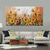cheap Floral/Botanical Paintings-Mintura Handmade 3D Sunflower Landscape Oil Paintings On Canvas Wall Art Decoration Modern Abstract Flower Picture For Home Decor Rolled Frameless Unstretched Painting