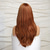 cheap Synthetic Trendy Wigs-Synthetic Wig Uniforms Career Costumes Princess Straight kinky Straight Middle Part Layered Haircut Machine Made Wig 22 inch Black / Brown Synthetic Hair Women's Cosplay Party Fashion Dark Brown