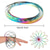cheap Gags &amp; Practical Joke Toys-Mystical Flow Rings Arm Toy - 3D Kinetic Spring Bracelet with Magic Ring, Slinky Design, and Colorful Appearance - Perfect Gift for Christmas, Halloween, Thanksgiving Day, and Easter