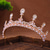 cheap Tiaras &amp; Crown-Crown Tiaras Rhinestone Alloy Wedding Cocktail Elegant Luxury With Faux Pearl Crystals Headpiece Headwear