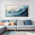 cheap Landscape Paintings-Mintura Handmade 3D Sea Wave Oil Paintings On Canvas Wall Art Decoration Modern Abstract Picture For Home Decor Rolled Frameless Unstretched Painting