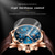 cheap Quartz Watches-New Olevs Olevs Brand Hand Men&#039;S Belt Business Watch Luminous Moon Phase Chronograph Calendar Multifunctional Sports Watch Simple Waterproof Leisure Men&#039;S Wristwatch