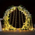 preiswerte Stecker Lichterketten-3 x 3 m lange Lichterkette, 300 LEDs, 31 V, warmweiß, 8 Modi, sicher für Weihnachts-, Hochzeits- und Gartendekorationsbeleuchtung