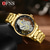 cheap Quartz Watches-OFNS Brand 7109 New Fashionable Men&#039;s Business Quartz Watch With Luminous Waterproof Hollow Dial For Men&#039;s Quartz Watch