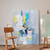 baratos Pinturas de Natureza Morta-pintura abstrata feita à mão moderna colorida faca de espátula pintura a óleo pintada à mão arte de parede pinturas abstratas em tela acrílico mar pintura a óleo arte de parede oceano pintura a óleo