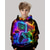 cheap 3D Vision Tops &amp; Bottoms-Boys 3D Graphic Game Hoodie Long Sleeve Spring Fall Fashion Streetwear Kids 4-12 Years Hooded Outdoor Casual Daily Regular Fit