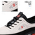 cheap Men&#039;s Sneakers-Men&#039;s Fashion Casual Sports Shoes – Brown and Black Lightweight Sneakers with Embroidered Design and Elastic Lace-Up Closure
