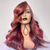 cheap Human Hair Lace Front Wigs-Human Hair 13x4 Lace Front Wig Side Part Brazilian Hair Body Wave Burgundy Wig 130% 150% Density Highlighted / Balayage Hair Natural Hairline 100% Virgin Glueless Pre-Plucked For Women Long Human