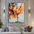 cheap Still Life Paintings-Handmade Abstract Gold Glass Still Life Paintings on Canvas Rich Textured Acrylic Still Life Oil Painting Modern Wall Art Hand Painted Artwork Fruit Painting for Living Room Wall Decor