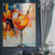 cheap Still Life Paintings-Handmade Abstract Gold Glass Still Life Paintings on Canvas Rich Textured Acrylic Still Life Oil Painting Modern Wall Art Hand Painted Artwork Fruit Painting for Living Room Wall Decor