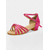 cheap Latin Shoes-Women&#039;s Satin Latin Dance Sandals with Strappy Design, Soft Suede Sole and Low Heel – Perfect for Ballroom, Salsa, and Social Dancing