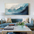 cheap Landscape Paintings-Mintura Handmade 3D Sea Wave Oil Paintings On Canvas Wall Art Decoration Modern Abstract Picture For Home Decor Rolled Frameless Unstretched Painting