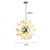 billige Sputnikdesign-moderne luksus pendel lys spisestue hengelampe hvit keramisk soverom dekorative lamper led 110-240v