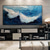 cheap Landscape Paintings-Handmade 3D Ocean oil painting handmade Wall Art Blue Huge Wave Oil Painting On Canvas Handpainted Sea Waves 3D Textured Abstract Painting Beach Landscape Sky oil painting for Living Room bedroom