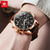 cheap Quartz Watches-New Olevs Olevs Brand Hand Men&#039;S Belt Business Watch Luminous Moon Phase Chronograph Calendar Multifunctional Sports Watch Simple Waterproof Leisure Men&#039;S Wristwatch