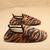 cheap Men&#039;s Slip-ons &amp; Loafers-Men&#039;s Tiger Print Fleece-Lined Indoor Slippers – Cozy Warm Animal Pattern House Shoes with Non-Slip Soles