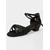 cheap Latin Shoes-Women&#039;s Satin Latin Dance Sandals with Strappy Design, Soft Suede Sole and Low Heel – Perfect for Ballroom, Salsa, and Social Dancing