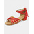 cheap Latin Shoes-Women&#039;s Satin Latin Dance Sandals with Strappy Design, Soft Suede Sole and Low Heel – Perfect for Ballroom, Salsa, and Social Dancing
