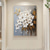 cheap Abstract Paintings-Large Abstract 3d Flower painting handmade Rose Flower Oil Painting on Canvas  Wall Art Minimalist Floral Art Custom Painting Modern Living Room Decor Gift