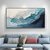 cheap Landscape Paintings-Mintura Handmade 3D Sea Wave Oil Paintings On Canvas Wall Art Decoration Modern Abstract Picture For Home Decor Rolled Frameless Unstretched Painting