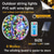 cheap Solar String Lights-Elegant Wedding Party Reception 30M 300LED Solar Fairy String Lights – Waterproof Leather Wire for Outdoor Garden Decor