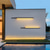 baratos luzes de parede ao ar livre-Lâmpada de parede longa externa moderna à prova d&#039;água para jardim de villa, lâmpada de varanda, lâmpada de pátio, lâmpada de tira longa de led, 1 luz, 110-240v, 20 w