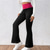 cheap Yoga Leggings &amp; Tights-Women&#039;s Yoga Pants Yoga Leggings Fleece Lined Leggings Tummy Control Butt Lift High Waist Yoga Gym Workout Pilates Tights Color Block Black Fall Winter Sports Activewear Stretchy Slim