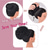 cheap Ponytails-Afro Puff Clip On Synthetic Ponytail Extension for Black Women Short Kinky Bun for Natural Hair