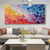 cheap Floral/Botanical Paintings-Handmade 3D Colorful mordern Oil Painting on Canvas Large hand painted Abstract Textured Boho oil painting Wall Art Contemporary Minimalist artwork wall painting for Living Room bedroom home Decor