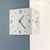 cheap Wall Accents-Wall Clock Double Sided Corner Wall Clock Battery Operated Wall Clocks 3D Silent Clock Wall Decor Sticker Non Ticking With Light