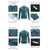 abordables Maillots pour hommes-Wosawe été hommes vélo cyclisme haut à manches longues séchage rapide respirant évacuation de l&#039;humidité évacuation de la transpiration sport haut cyclisme maillot bt286