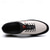 cheap Men&#039;s Sneakers-Men&#039;s Fashion Casual Sports Shoes – Brown and Black Lightweight Sneakers with Embroidered Design and Elastic Lace-Up Closure