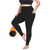 cheap Yoga Leggings &amp; Tights-Women&#039;s Yoga Pants Yoga Leggings Fleece Lined Leggings with Phone Pocket High Waist Yoga Gym Workout Pilates Tights Dark Grey Black Burgundy Fleece Spandex Fall Winter Plus Size Sports Activewear