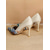cheap Kitten Heels-Women&#039;s Floral Print Satin Stiletto Heels – Elegant Pointed Toe High Heels for Formal Occasions and Parties