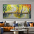 cheap Landscape Paintings-Handmade Oil Painting Canvas Wall Art Decoration Modern Abstract 3D Thick Oil Knife Painting Landscape Maple Tree Reflection  for Living Room Home Decor Rolled Frameless Unstretched Painting