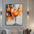 cheap Still Life Paintings-Handmade Abstract Gold Glass Still Life Paintings on Canvas Rich Textured Acrylic Still Life Oil Painting Modern Wall Art Hand Painted Artwork Fruit Painting for Living Room Wall Decor