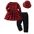 cheap Boy&#039;s Formal Suit-2 Pieces Ring Bearer Suit Kid&#039;s Unisex Kids Shirt &amp; Pants T-shirt &amp; Legging Formal Party Daily Basic Gentle Plaid Wine Red Cotton