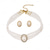 cheap Accessories and More-Bridal Jewelry Sets 1 set Imitation Pearl Alloy Earrings Necklace Women's Elegant Fashion Artistic Jewelry Set For Wedding Party Wedding Guest