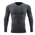 cheap Men&#039;s Running Tee &amp; Tank Tops-Men&#039;s Running T-Shirt Compression Shirt Long Sleeve Tee Tshirt Casual Athleisure Fall Breathable Quick Dry Gym Workout Running Walking Sportswear Activewear Graphic Black Dark Gray Light Grey