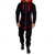 abordables Survêtements-Homme Ensemble Survetement Combinaison Full Zip Une pièce Casual Automne manche longue Chaud Doux Aptitude Exercice Physique Fonctionnement Tenue de sport Tenues de Sport Bloc de couleur Gris fonc
