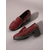 cheap Women&#039;s Slip-Ons &amp; Loafers-Women&#039;s Vintage Patent Leather Loafers with Fringe Detail and Block Heel – Comfortable Casual Shoes for Daily Wear