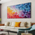 cheap Floral/Botanical Paintings-Handmade 3D Colorful mordern Oil Painting on Canvas Large hand painted Abstract Textured Boho oil painting Wall Art Contemporary Minimalist artwork wall painting for Living Room bedroom home Decor